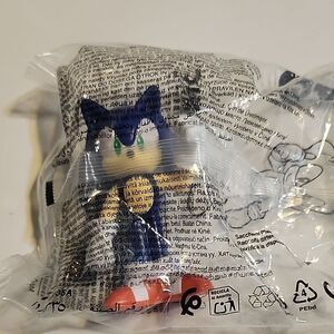 Blue and Red Sonic the Hedgehog Toy